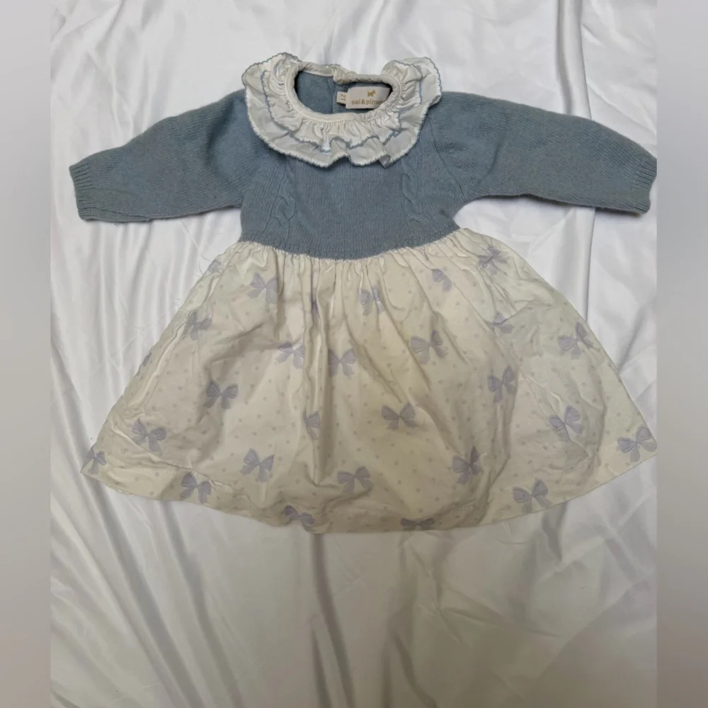 Sal & Pimenta 2T Dress Bundle 💗💙 Cable Knit Sweater Dresses • Bows • Classic